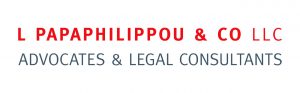 L PAPAPHILIPPOU LOGO ADVOCATES AND LEGAL CONSULTANTS CMYK logo